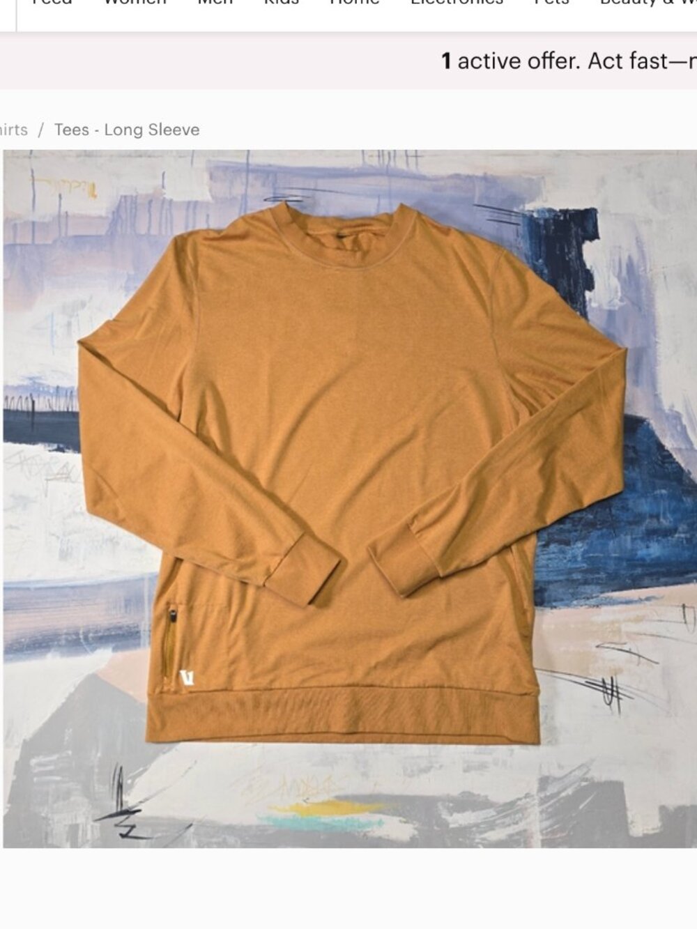Ponto Performance Long Sleeve in Flax Heather